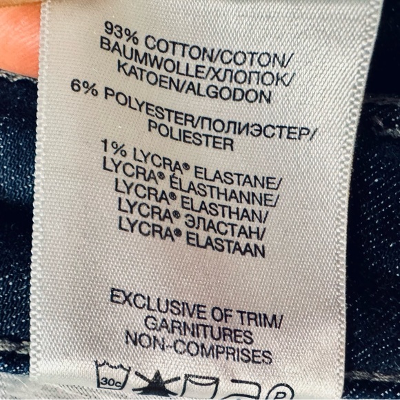 Silver Jeans Elyse Skinny Dark Wash Indigo Stretch Denim Size 27 NEW! - Picture 12 of 16